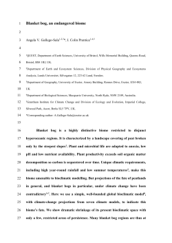 Gallego-Sala and Prentice final submission