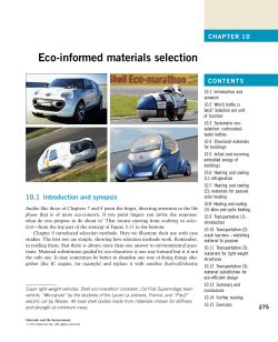 Chapter 10. Eco-informed Materials Selection - e