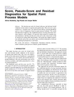 Score, Pseudo-Score and Residual Diagnostics for Spatial Point