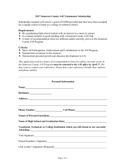 4-H Trainmasters - Somerset County 4