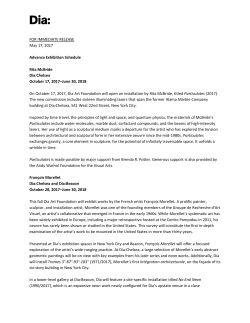 FOR IMMEDIATE RELEASE May 17, 2017 Advance