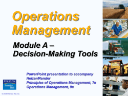 Decision-Making Tools