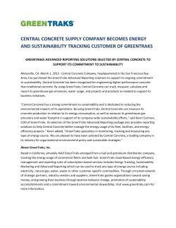 central concrete supply company becomes energy and sustainability