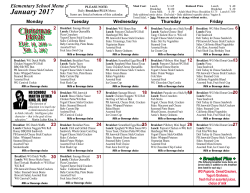 Lunch Menu - Jessamine County Schools