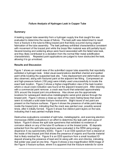 Failure Analysis of Hydrogen Leak in Copper