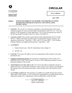 Section 5310 FTA Circular Word version