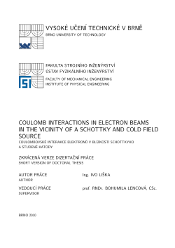 vysok&eacute; uˇcen&acute;i technick&eacute; v brne coulomb interactions in electron