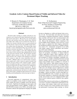 Geodesic Active Contour Based Fusion of Visible and Infrared Video