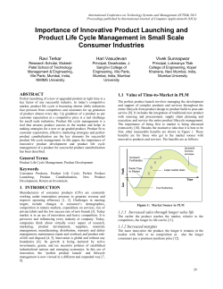 Importance of Innovative Product Launching and Product Life Cycle