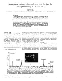Space-based estimate of the volcanic heat flux into the atmosphere