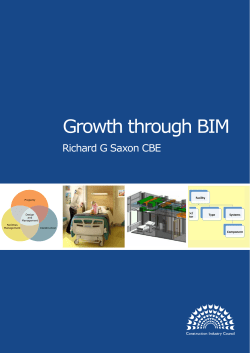Growth through BIM - Construction Industry Council