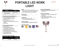 portable led work light