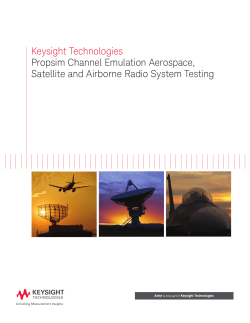 Keysight Technologies Propsim Channel