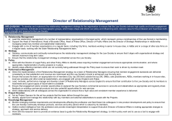 Director of Relationship Management