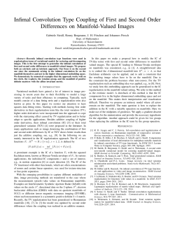 Infimal Convolution Type Coupling of First and Second