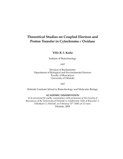 Theoretical Studies on Coupled Electron and Proton Transfer in