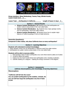 Stage 1 * Desired Results