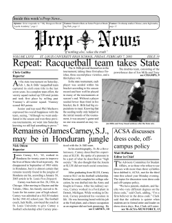 Repeat: Racquetball team takes State - SLUH