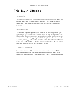 Thin-Layer Diffusion
