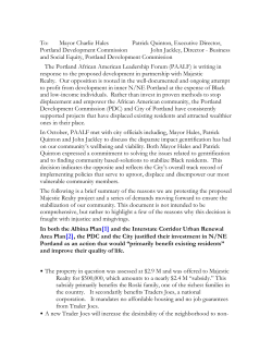 and the Interstate Corridor Urban Renewal Area