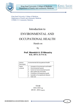 COMM-311 Community Medicine