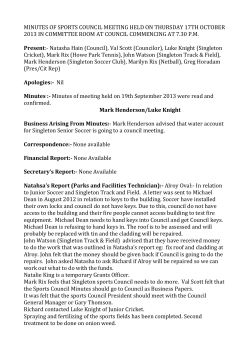 Minutes - Singleton Council