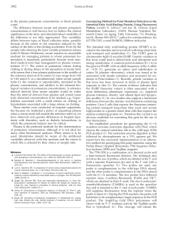to the plasma potassium concentration or blood