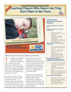 Coaching Reluctant Players