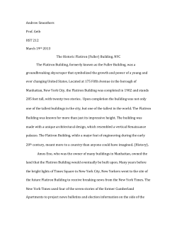 Flatiron Building Paper