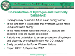 Cost of CO2 Capture and Storage