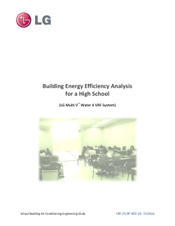 Building Energy Efficiency Analysis for a High School