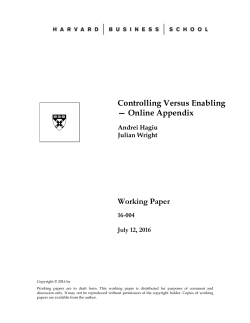 The Ties that Provide: