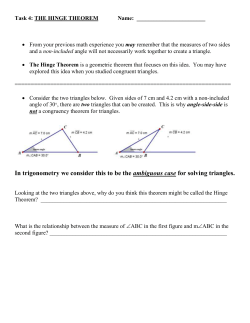 In trigonometry we consider this to be the ambiguous case for