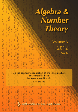On the geometric realization of the inner product and canonical