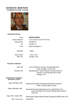 formato europeo per il curriculum vitae - Home Page