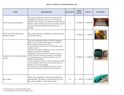 please check out Holly`s Organ Upgrade Wish List!