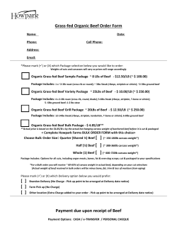Payment due upon receipt of Beef Grass