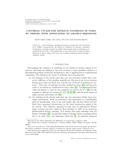 UNIVERSAL CYCLES FOR MINIMUM COVERINGS OF PAIRS BY