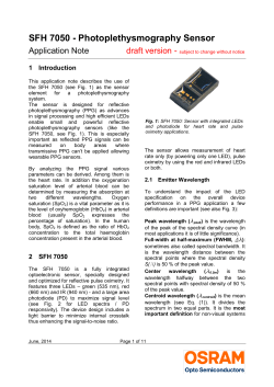 SFH 7050 - Photoplethysmography Sensor