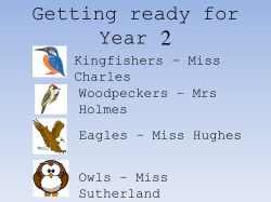 Getting ready for Year 2