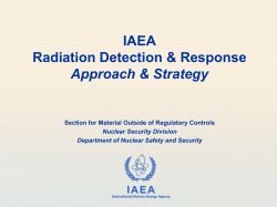 Strategy for detecting illicit trafficking of nuclear and other