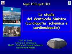 Lo studio del Ventricolo Sinistro