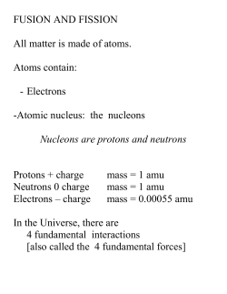 Nucleons are protons and neutrons