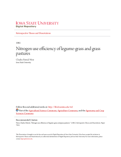 Nitrogen use efficiency of legume