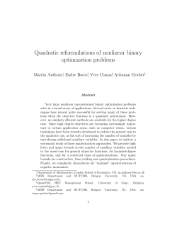 Quadratic reformulations of nonlinear binary optimization problems