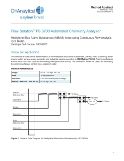 Flow Solution&trade; FS 3700 Automated Chemistry Analyzer
