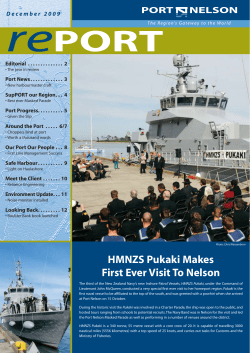 HMNzS Pukaki Makes First Ever Visit To Nelson