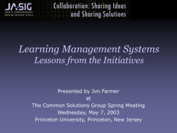 ppt - Common Solutions Group