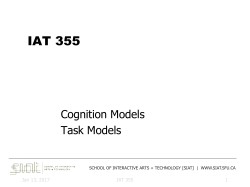 IAT355-Lec04-CognitiveTasks