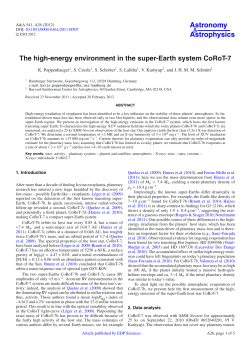 The high-energy environment in the super-Earth system CoRoT-7